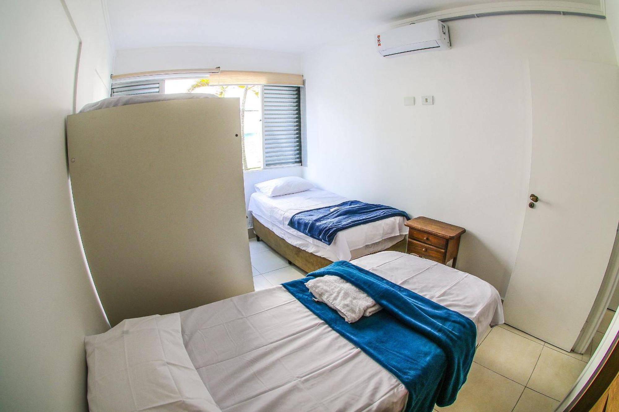 5E-Pe Na Areia Da Praia Do Tombo, 2 Quartos, Ar Cond, 2 Banheiros,2 Vagas+Roupas De Cama Γκουαρούχα Εξωτερικό φωτογραφία